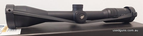 German Precision Optics Evolve 3-9x40 with illuminated 4a reticle. As new condition, never used, lifetime transferable warranty. $500 including postage and insu