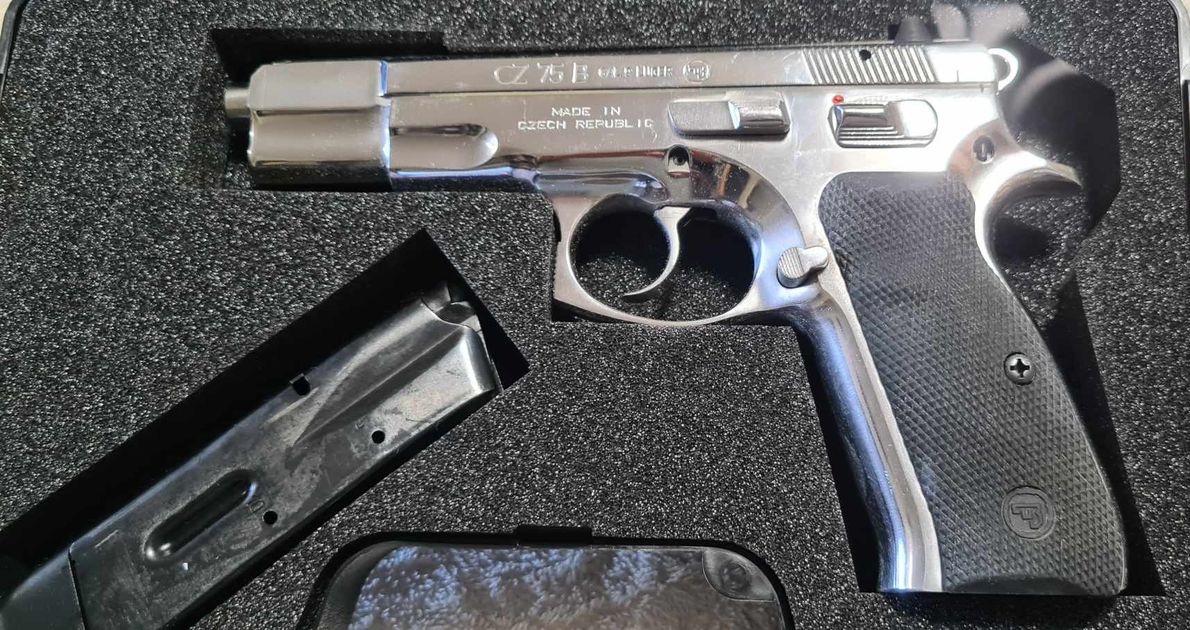 CZ 75B High Polish Stainless