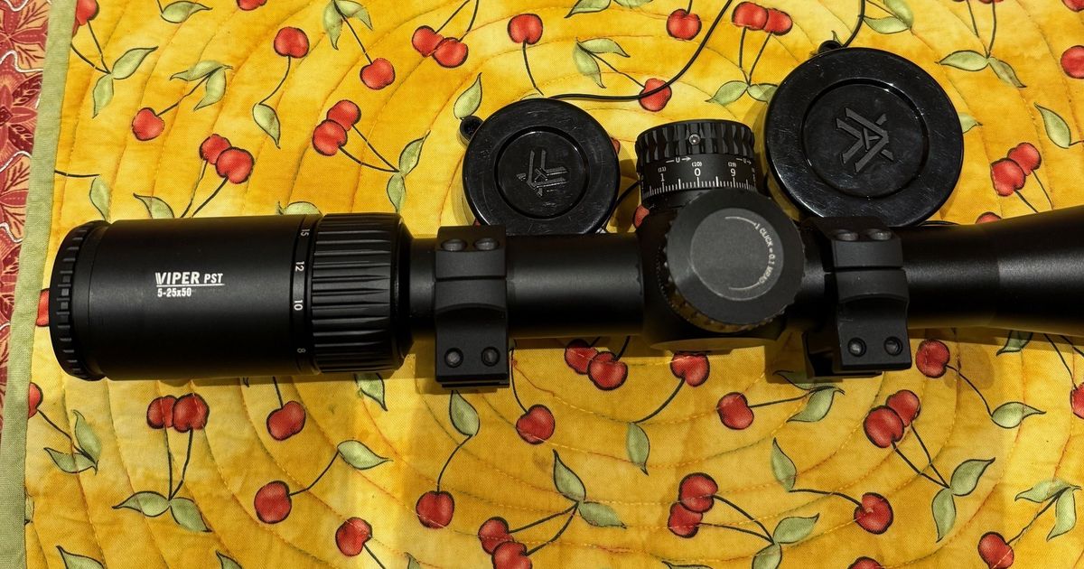 Vortex Viper PST 5-25x50, FFP in MRAD
