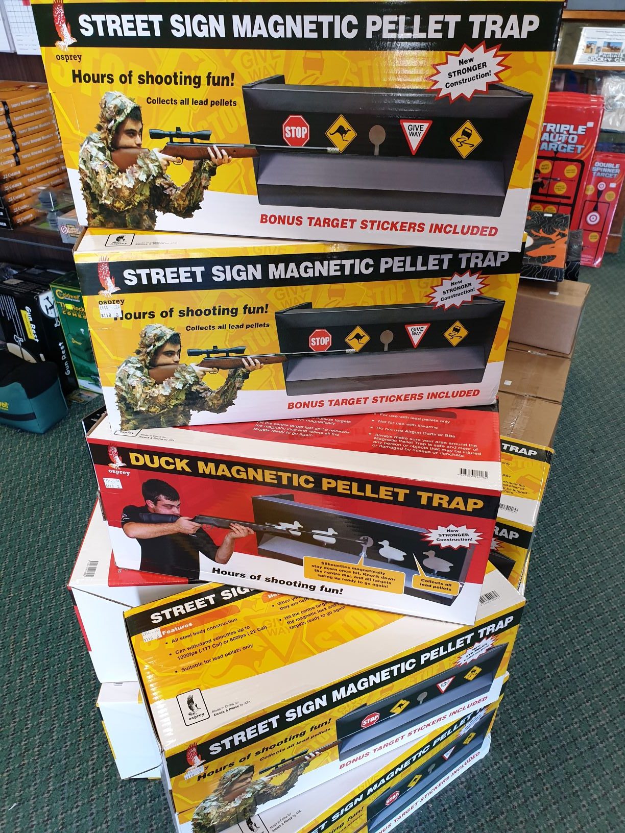 Magnetic Air Rifle Pellet Trap