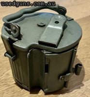 Post War Yugo Trommel, Basket, Belt Box or Drum Carrier for MG34 / MG42 / Yugo M53. Also useful for Denix replica or WWII display. As per photo. Colour is typic