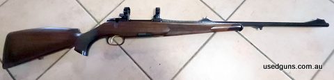 Steyr QR rings and bases, steel mag and base plate not later model poly, candy cane twisted barrel, butter knife bolt. Excellent condition price plus postage