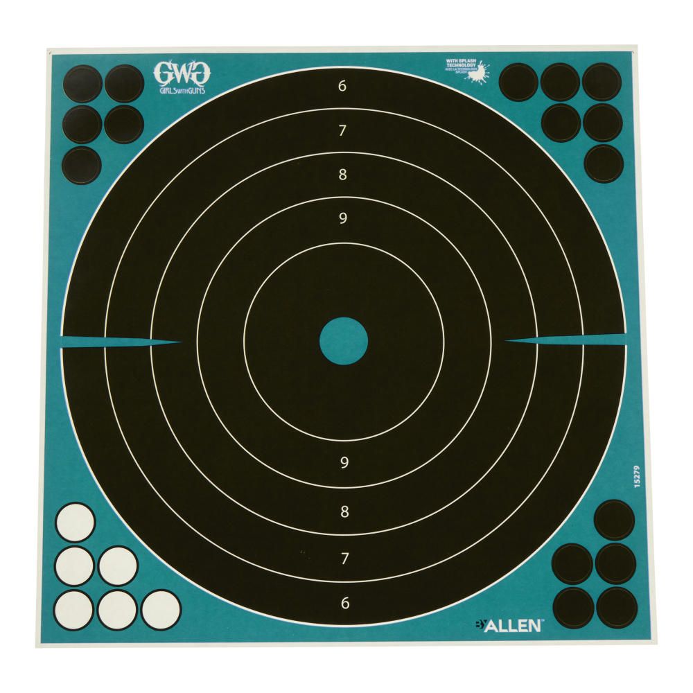Girls With Guns Splash Adhesive Targets