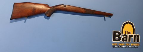 Anschutz 1532 222 stock. Nice checkering on stock. Factory sporter barrel. Good condition but would benefit from a refurb.