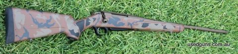 Tikka T3 Carbine in 270W very light 6.5 pounds Cerekoted Burnt Bronze and stock painted also good hunting rifle with no more than 100 rounds fired carbon fiber 