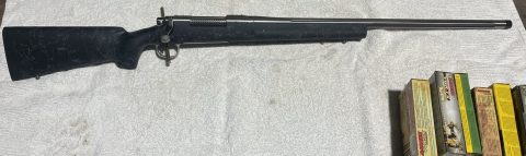 Bought as a long distance project never got around to it. Threaded for muzzle brake. Comes with 120 bullets