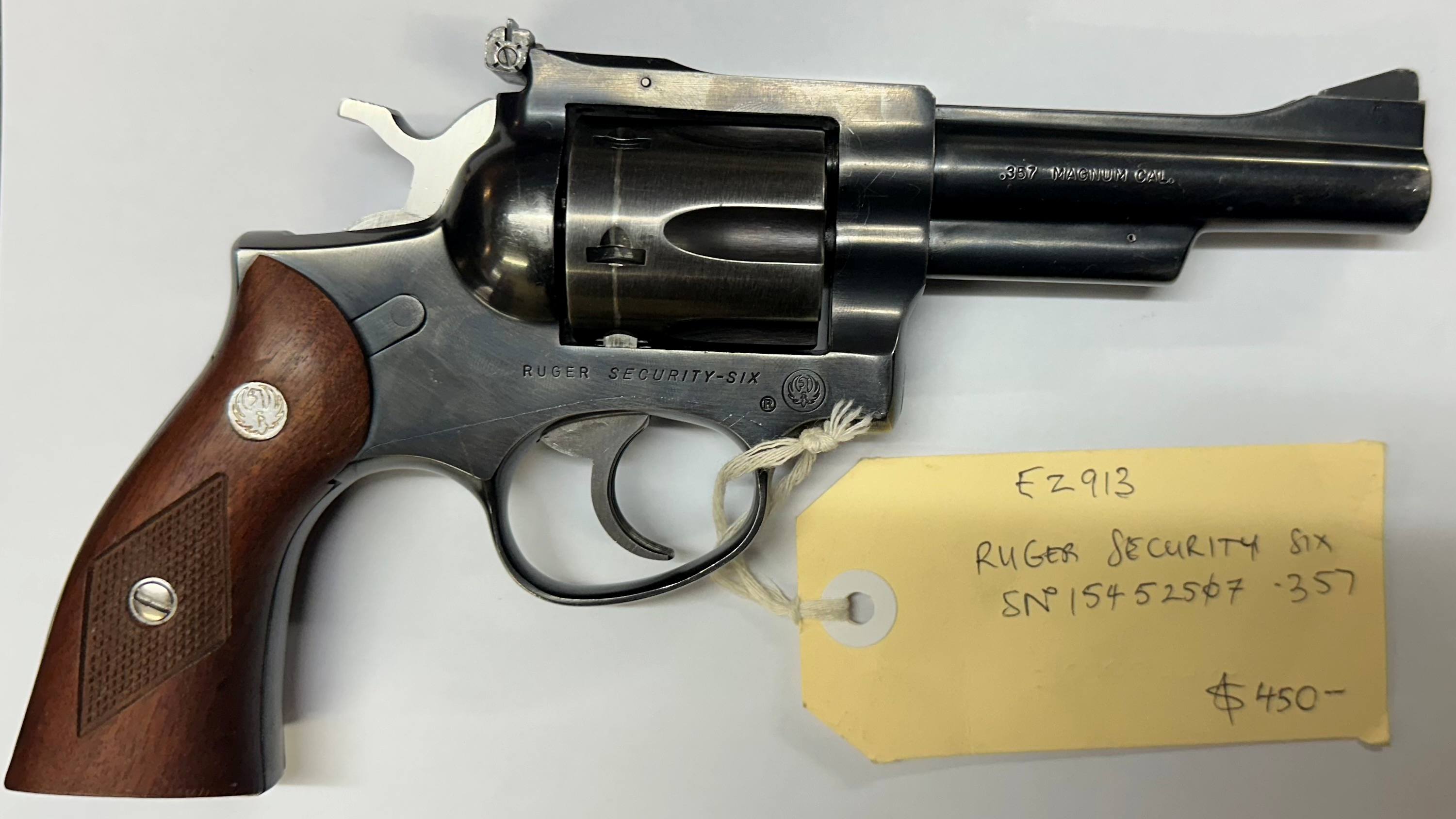 Ruger Security six .357 EZ913 15452507 NFID F00007723
