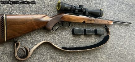 Bought as a collector/occasional shooter & mounted scope. Can‚Äö√Ñ√¥t remember the breed but quality rings. Has a scratch on the barrel & small cut out of stock