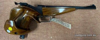 A very good Hammerli Single shot 22LR calibre target pistol. Fitted with 290mm barrel this pistol is surplus to owners need. Further photos available upon reque