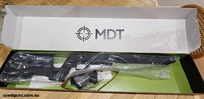 Brand new MDT XRS Chassis. Rem700 Footprint, short action, right hand, black.