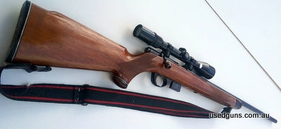 5 shot magazine. Includes sling. Stock needs cleanup and oiling otherwise rifle is in good condition. Buyer to pay transfer. Call 0407440263