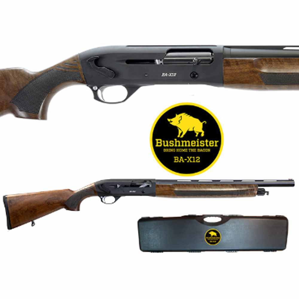 BUSHMEISTER BA-X12 12GA 20″ VENT RIB WALNUT CHOKES 5 SHOT