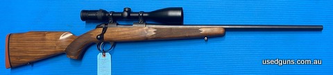 Unfired condition Sako 85 chambered in 223. Has a Swarovski Z3 4-12x50 scope mounted. Excellent clear glass with a 4A reticle. Lovely figured stock, great ergon
