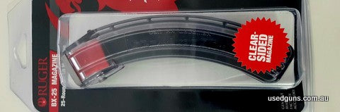 Brand new, Ruger clear 25 round 22LR magazine. Free shipping. Check your state regs