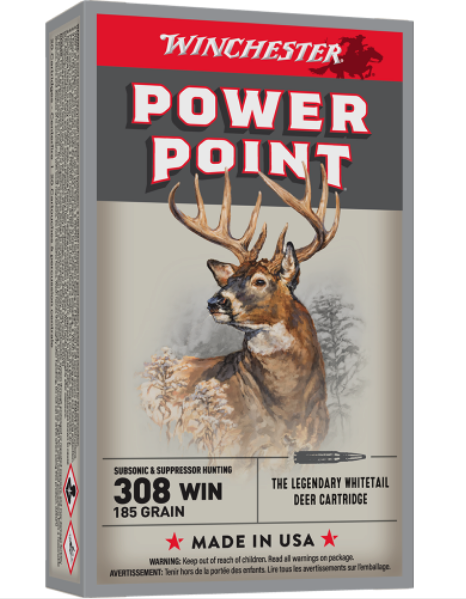 Winchester Power Point 308Win 185gr Subsonic