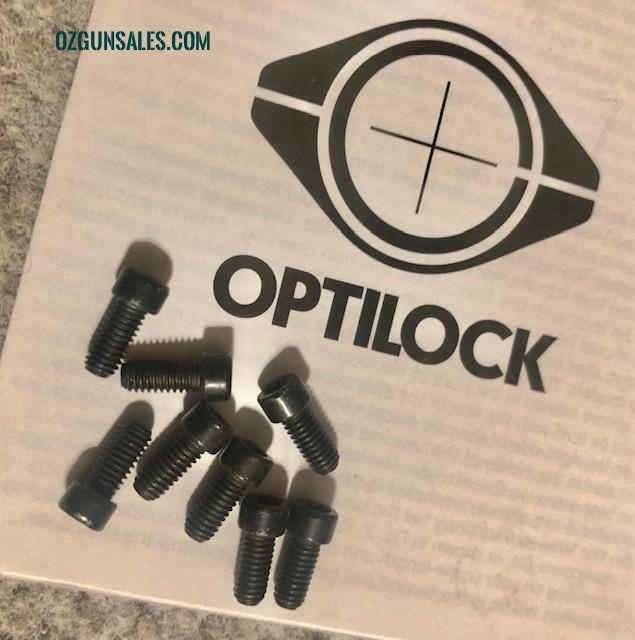 Sako Optilock Ring To Ring Blued Torx Screws