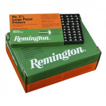 REMINGTON NO. 2 1/2 LARGE PISTOL PRIMER (1000PK)