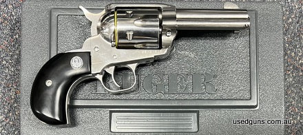 Brand new Ruger Vaquero Stainless in 45 Long Colt. 91mm barrel, it is collectors only. Comes in Ruger hard case. $30 freight to your dealer Australia wide excep