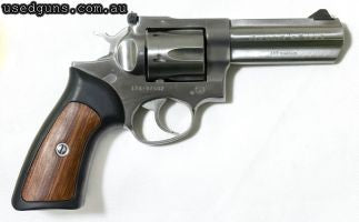Ruger's brilliant revolver with adjustable sights, double/single action, beautiful stainless construction and over-moulded grips with timber insets. It shoots a