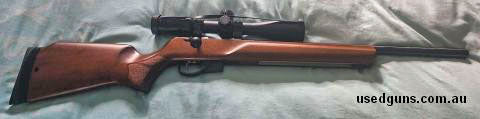 As new rifle and scope. Purchased to enter into target shooting but I did not get round to it. I bought the rifle new and fired 50-100 rounds. One hole groups a