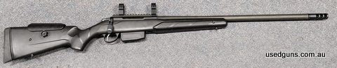 A Tikka T3 Supervarmint in 223 Rem in very good condition. This rifle has a 1:8 twist barrel which is threaded for a muzzle brake. The rifle comes with a muzzle