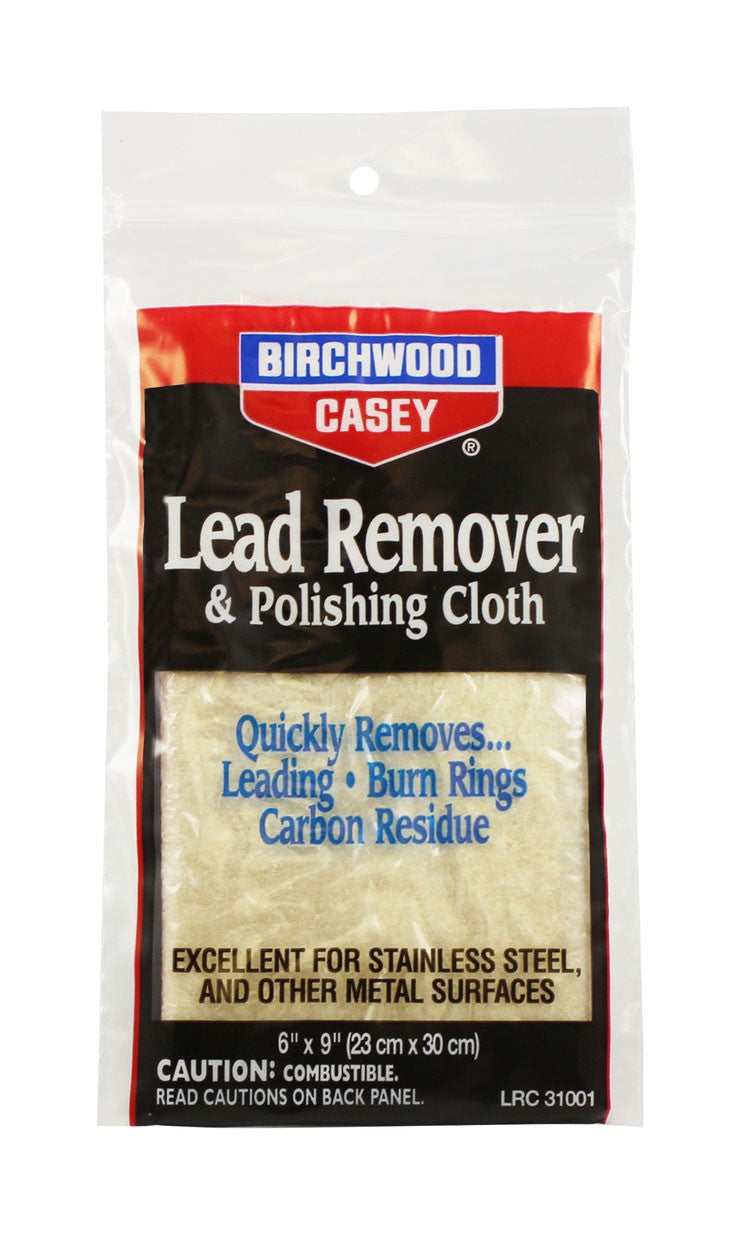 BIRCHWOOD CASEY LEAD REMOVER & POLISHING CLOTH