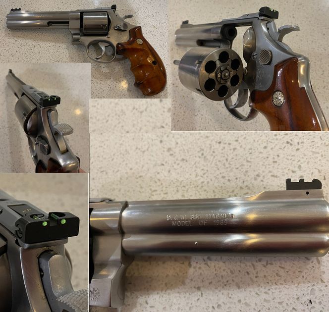 5" S&W 627 Model of 1989 six shot N Frame Revolver