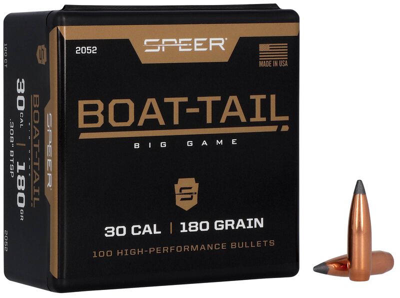 SPEER 308 180GR SP BOAT TAIL 100PK