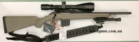 Very good condition. 2 x magazines. Bipod and sling. Good straight walled cartridge ballistics according to owner. Short 385mm/15‚Äö√Ñ√π approx barrel. MilR dot