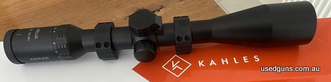 Kahles Helia 3,5-18x50i + Ballistic turret. The ballistic turret was a factory add on. Will come with the original turret. Brand new with box, papers, neoprene 