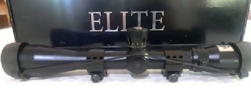 Bushnell Elite Tactical Scope 2.5-16x42 a high quality Japanese made scope with tactical turrets and a side parallax adjustment with a Mill dot reticle.