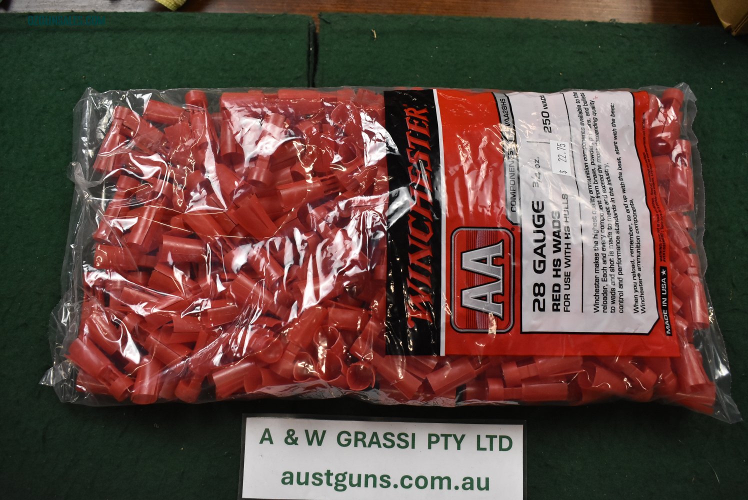 WINCHESTER 28G 3/4 OZ WADS............NEW!!
