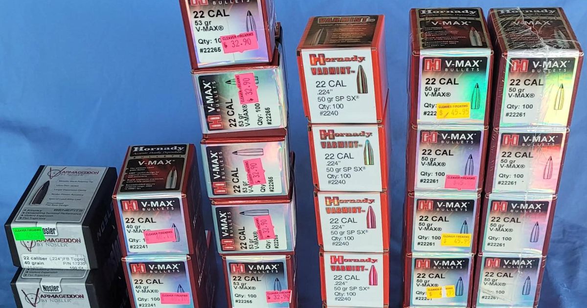 unopened boxes 224 & 6mm projectiles