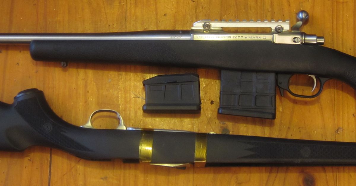 Custom Ruger M77 MkII Stainless AICS Weig-A-Tinny