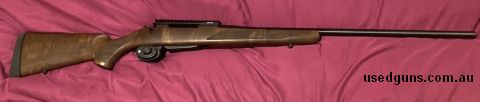 Tikka T3X Hunter with wood stock and blued barrel in excellent condition. Bought it to re-barrel to a 7mm PRC but plans have changed. Please contact me through 