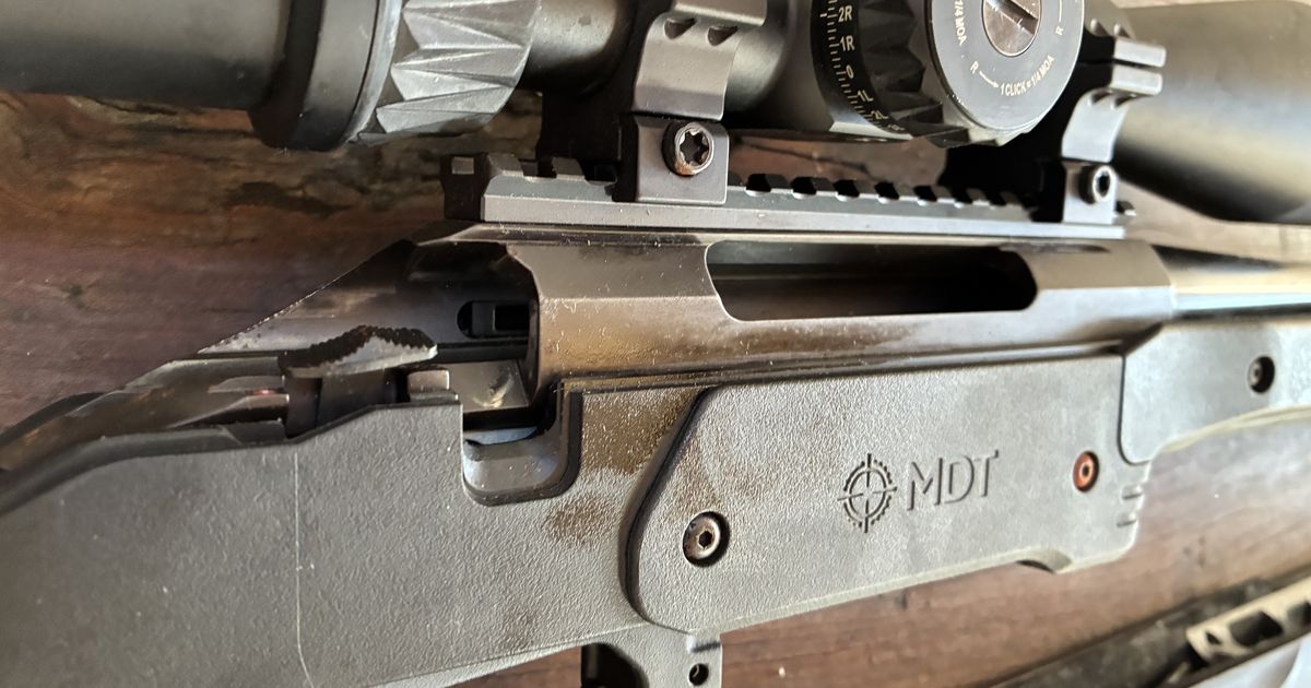 Tikka t3 with MDT XRS and 243 Ammo