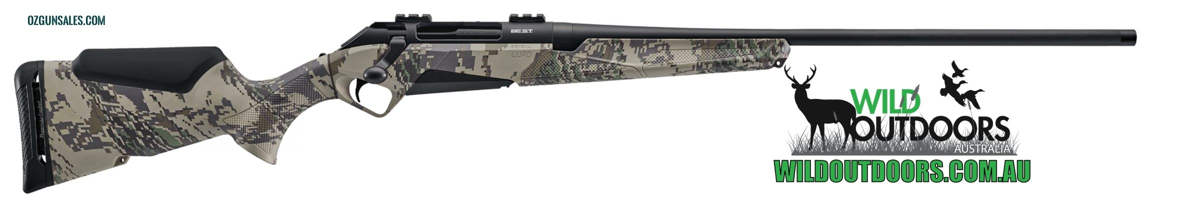 Benelli Lupo Open Country Camo BE.S.T 308 22"
