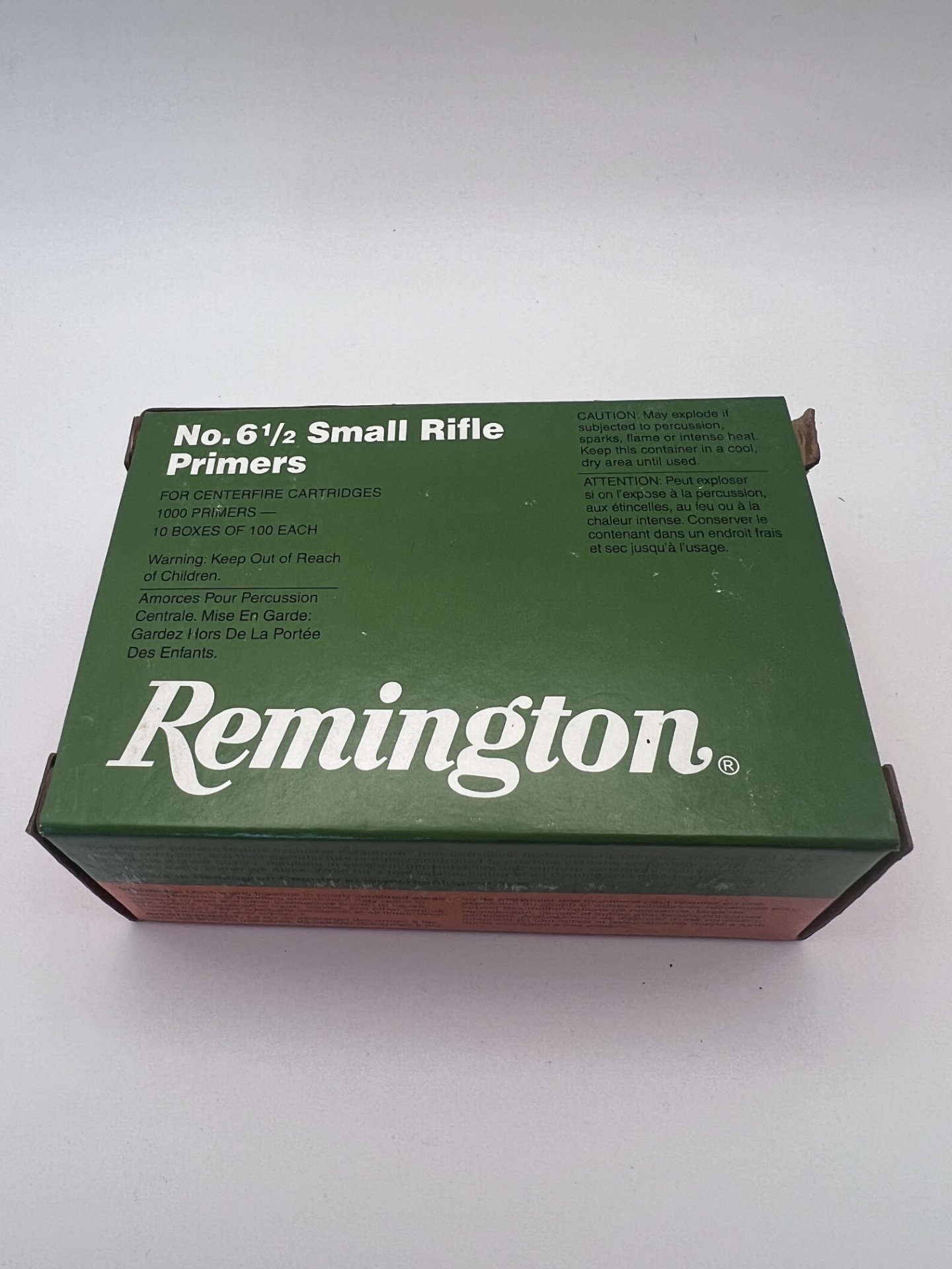 REMINGTON PRIMER 6 1/2 SMALL RIFLE Box 1000 Primers