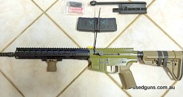 Looking for a new home very good condition sp15 tac in 300 blackout. Excellent hunting gun with about 400 rounds through it. Price is negotiable comes with all 