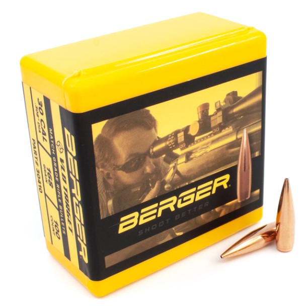 Berger 30 cal 168 gr VLD Target 100pk