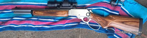 Rifle has timber stocks fitted, XS sights and safety delete saddle ring. Comes with Aimpoint Hunter 30S. Very accurate. Loves Hornady FTX 325 gr