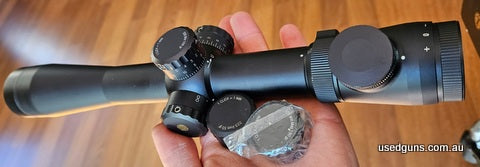 Excellent condition! Surplus to needs. Illuminated reticle Comes with 3 CDS dials 55gr .223 168gr .308 and 190gr .300Wm