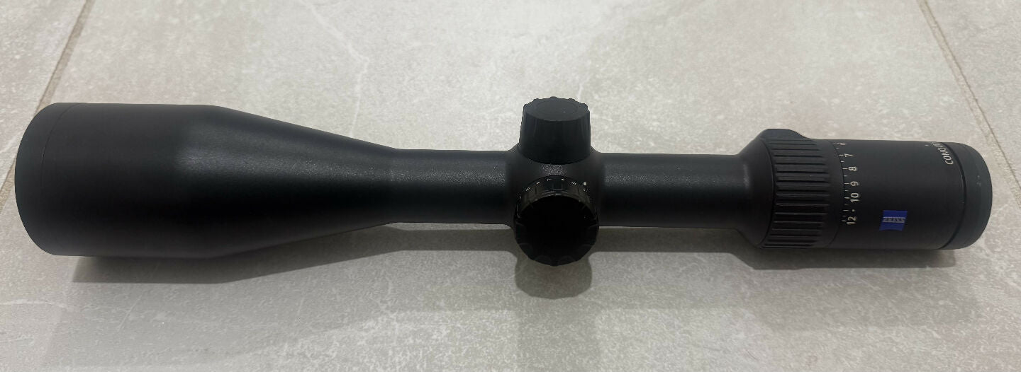 Zeiss V4 3-12x56 Illuminated Reticle 60. In mint condition however don’t have the original box. Only selling as objective lense is too large for the rifle I was