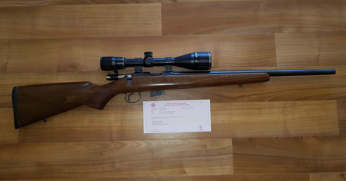 CZ 452 varmint 22mag