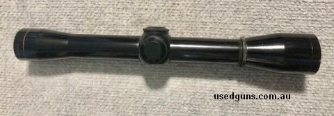 Leupold M8 USA made 4X scope. Excellent condition early model Leupold in gloss finish with plex reticle. Phone 042984007. If reply by email please forward retur