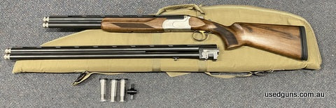 Very good condition Akkar Churchill 12G Combo. Sports 20 and 28 inch barrels. Comes with a multitude of chokes and gun bag. $65 freight to your dealer Australia
