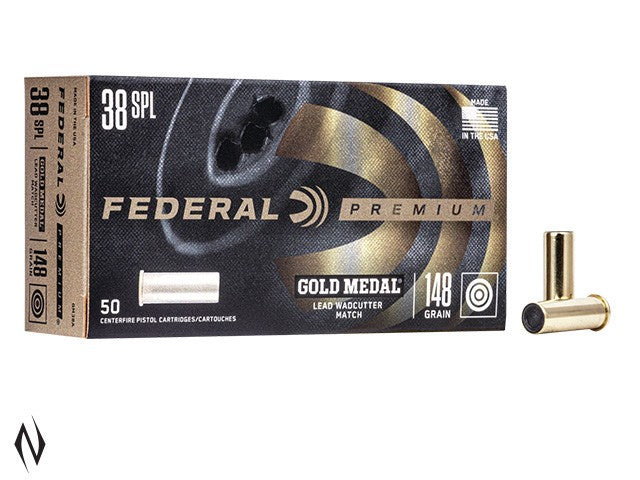FEDERAL 38 SPL 148GR LEAD WC (50PK)