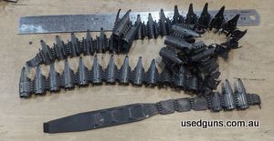 Military Collectible - Rare in Australia. German WW2 8mm MG 34/ 42 Machine Gun 50 rounds of link and starter tab and Carrier Drum for the link . Perfect for tha