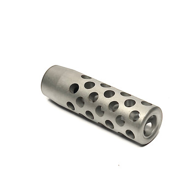 GRIZZLY - MUZZLE BRAKE STAINLESS - THREAD: M15X1P - DIA: 16.6MM - SKU: GBS16.6M15