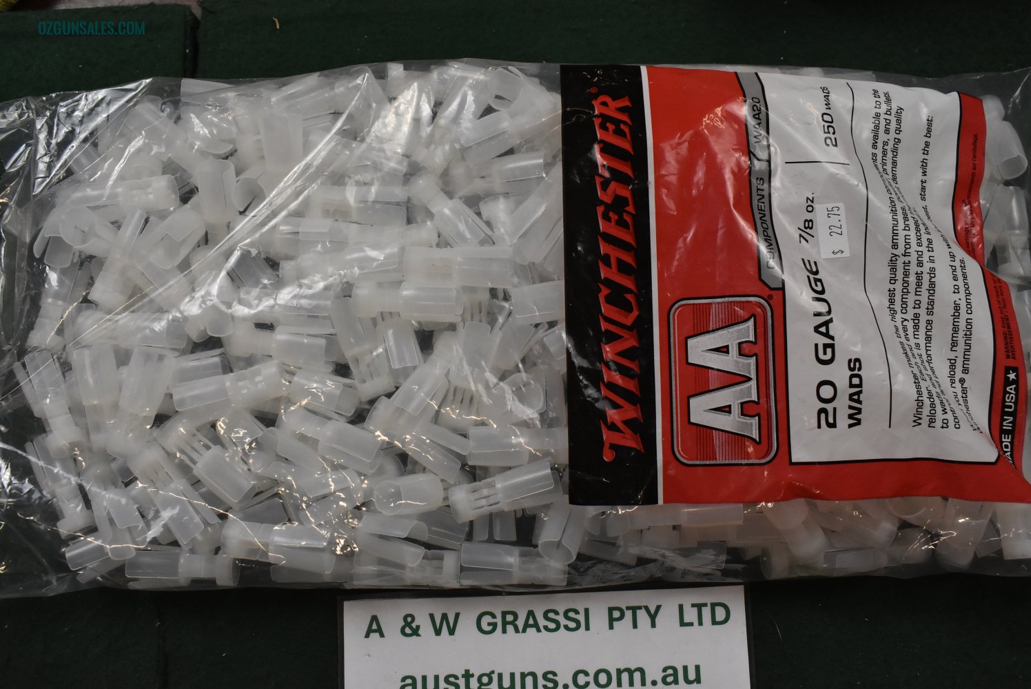WINCHESTER AA 20G 7/8 OZ WADS........NEW!!